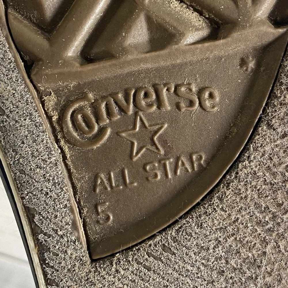 Converse Shoes W 7 M 5 Gray Chuck‎ Taylor All Star Canvas Sneakers Casual Nice